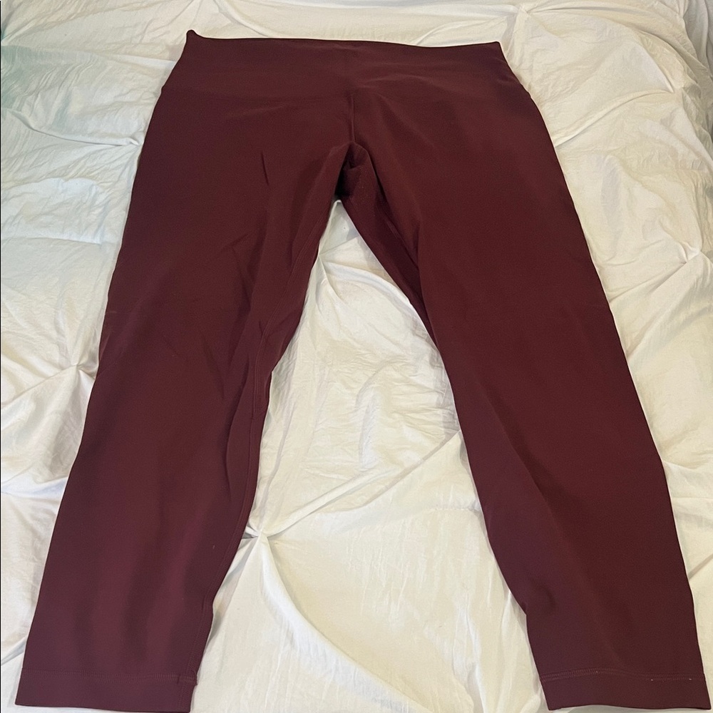lululemon athletica Burgundy Align 25” Leggings